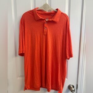 Tommy Bahama Men’s Orange Polo Size XXL